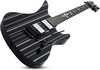 Schecter Synyster Custom - Gloss Black with Silver Pinstripes (1740) | Musician Madness