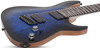 Schecter Omen Elite-7 MS - See-Thru Blue Burst (2464) | Musician Madness