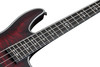 Schecter Hellraiser Extreme-4 - Crimson Red Burst Satin (CRBS) (1910)