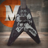 Schecter Chris Howorth V-7, Chris Howorth V-7 Satin Black (SBK), (334), Schecter electric guitar, metal electric guitar, Musician Madness