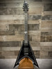 Schecter RavenDark V FR Abbath Signature - Gloss Black with Silver Pinstripes (287) | Musician Madness
