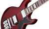 Schecter Zacky Vengeance Custom Reissue LH - See Thru Cherry with 6661 Graphic (27) | Musician Madness