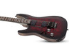 Schecter Hellraiser C-7 FR Left Hand Electric Guitar - Black Cherry (1832)