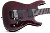 Schecter Hellraiser C-7 FR Left Hand Electric Guitar - Black Cherry (1832)