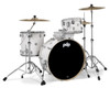 PDP Concept Maple - Pearlescent White, Chrome Hardware Rock (PDCM24RKPW) | Musician Madness