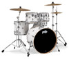 PDP Concept Maple - Pearlescent White, Chrome Hardware 5 Pieces (PDCM2215PW)