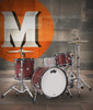 PDP Classic Kit 22 Kick - Ox Blood/Ebony Hoop (PDCC2213OE) | Musician Madness