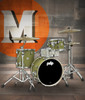 PDP Concept Maple - Satin Olive, Chrome Hardware Bop (PDCM18BPSO) | Musician Madness