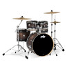 PDP Concept Maple - Satin Charcoal Burst, Chrome Hardware 5 Pieces - (PDCM2215SCB)