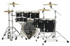 PDP Concept Maple - Satin Black, Chrome Hardware 7 Piece (PDCM2217BK)