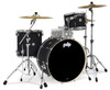 PDP Concept Maple - Satin Black, Chrome Hardware Rock (PDCM24RKBK)