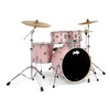 PDP Mainstage 5pc Complete Kit w/HW, Paiste Cymbals, Throne - Pale Rose (PDMA2215KTPR)