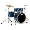 PDP Mainstage 5pc Complete Kit w/HW, Paiste Cymbals, Throne - Blue Steel (PDMA2215KTTB) | Musician Madness
