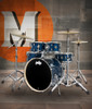 PDP Mainstage 5pc Complete Kit w/HW, Paiste Cymbals, Throne - Blue Steel (PDMA2215KTTB) | Musician Madness