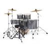 PDP Mainstage 5pc Complete Kit w/HW, Paiste Cymbals, Throne - Graphite (PDMA2215KTTG)