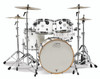 DW Design 4 Piece Maple Shell Pack BD22 - Gloss White (DDLG2214WH)