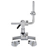 DW Retro Chrome Bass Drum Rail Mount - Short (DWCP7771S) | Musician Madness