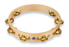 Latin Percussion LP Pro 10" Single Row Tambourine w/ Bag - Brass (LP380A-BR) | Musician Madness