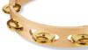 LP Pro 10 Single Row Tambourine-Brass percussion instrument