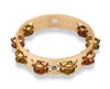 LP Pro 10 Dbl Row Tamb-Brass/Bronze percussion instrument