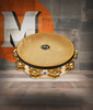 Latin Percussion LP Pro 10" Double Row Headed Tambourine w/ Bag - Brass (LP384-BR)