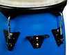 LP 10-11 Discovery Conga Set w/Std - Race Car Blue percussion instrument
