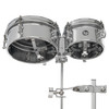 Latin Percussion LP 6 - 8" Mini Timbales Snares Mount Steel Chrome (LP845-K) | Musician Madness
