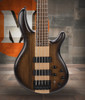 Cort C5PLUSOVMHABB Artisan Series C5 Plus OVMH 5 String Bass Guitar - Antique Brown Burst (C5PLUSOVMHABB-U)