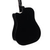 Cort EARTH60CEBK Earth Series 60 Dreadnought Acoustic Electric Guitar - Black Gloss (EARTH60CEBK-U)