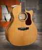 Cort GOLDA6-BO Gold Series Bocote Acoustic Electric Guitar - Natural Glossy (GOLDA6-BO-U) | Musician Madness