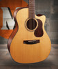 Cort GOLDA6 Gold Series A6 Acoustic Electric Grand Auditorium Cutaway Guitar - Natural Glossy (GOLDA6-U)