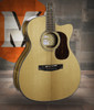 Cort GOLDOC6-BO Gold Series OC6 Bocote Acoustic Electric Guitar w/ Soft Case - Natural Glossy (GOLDOC6-BO-U)