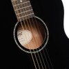 Cort L60CEBK Luce Series L60 Orchestra Cutaway Acoustic Electric Guitar - Gloss Black (L60CEBK-U)