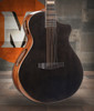 Cort MODERNBLACK Masterpiece Series Modern Black Acoustic-Electric Guitar w/ Hard Case - Trans Black Gloss (MODERNBLACK-U) | Musician Madness