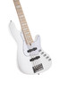 Cort NJS5WHT Elrick NJS-5 (5-String) Bass Guitar - White (NJS5WHT-U)