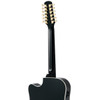 Walden D642RCEB-G Natura Solid Sitka Top-Mahogany 12-String Armrest Dreadnought Acoustic Cutaway-Electric - Gloss Black (D642RCEB-G/W)