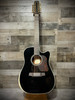 Walden D642RCEB-G Natura Solid Sitka Top-Mahogany 12-String Armrest Dreadnought Acoustic Cutaway-Electric - Gloss Black (D642RCEB-G)