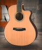 Walden G3033RCE All-Solid Cedar/Ovangkol-Figured Maple Armrest Grand Auditorium Acoustic Cutaway-Electric - Satin Natural (G3033RCE/H)