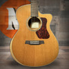 Walden G633RCE-G/W Natura Solid Cedar Top/Ovangkol Maple Armrest Grand Auditorium Acoustic Cutaway-Electric - Gloss Natural (G633RCE-G/W) | Musician Madness