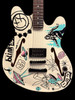 fender, tom delonge starcaster, starcaster electric guitar, olympic white guitar, offset electric guitar, punk rock guitar, signature electric guitar, musician madness