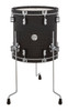 PDP Concept Classic 14x14 Ebony Stain Floor Tom with Ebony Stain Wood Hoops (PDCC1414FTEE) | Musician Madness