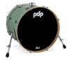 PDP Concept Series Maple Bass Drum 16x20 - Satin Seafoam Finish Ply w/Chrome Hardware (PDCM1620KKSF)|Musician Madness