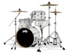 PDP Concept Maple - Pearlescent White Chrome Hardware Bop (PDCM18BPPW) | Musician Madness