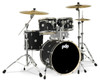 PDP Concept Maple - Satin Black Chrome Hardware 4 Pc (PDCM20FNBK) | Musician Madness