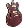 D'Angelico Deluxe DC - Satin Trans Wine (DADDCSTWGS)