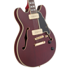 D'Angelico Deluxe Mini DC - Satin Trans Wine (DADMINIDCSTWGS) | Musician Madness