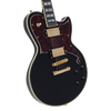 D'Angelico Deluxe Atlantic - Solid Black (DADATLSBK2GS)
