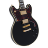 D'Angelico Deluxe Brighton - Solid Black (DADBRISBK2GS) | Musician Madness