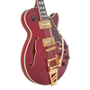 D'Angelico Deluxe Bobby Weir 3 - Satin Trans Wine (DADSSBW3STW)