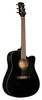 Jasmine JD39CE-BLK Dreadnought Acoustic Electric Guitar - Black Finish (JD39CE-BLK-U) | Musician Madness
